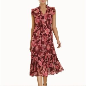 Zimmermann Concert Flutter Silk Dress